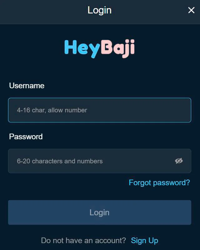 لاگ ان ہیباجی